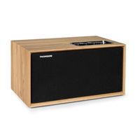 thomson ws502 altavoz bluetooth de madera 100w