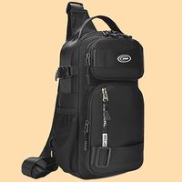 bolso de pecho para hombres de gran capacidad bolso cruzado multifuncional bolso de viaje pequeno para deportes