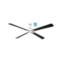 ventilador de techo con wifi casafan eco neo iii 180cm 943411w wengue  wengue y plata