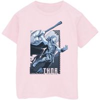 marvel camiseta manga larga love and thunder para nina