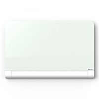 nobo widescreen rounded glass whiteboard 57 inch white