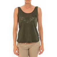 vero moda blusa top alma sl tank kombu greendtm zipper para mujer