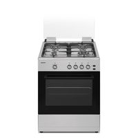 infiniton cc61ehx cocina de gas 4 zonas  horno 55l acero inoxidable