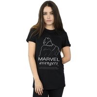 marvel camiseta manga larga bi40165 para mujer