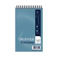 cambridge everyday ruled wirebound notepad 125 x 200mm pack 10