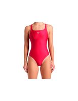 banador de natacion arena solid swimsuit mujer rojo