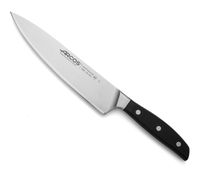 cuchillo cocinero acero inoxidable forjado nitrum 210 mm mango negro