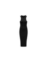 vestido only onlbelfast sl midi dress jrs noos black