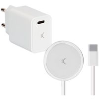 ksix magcharge cargador inalambrico 15w para iphone 12