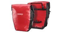 par de bolsas para bicicleta ortlieb back roller city 40l  2x20l  rojo negro