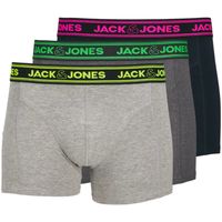 jack  jones boxer 12260072 jacethan solid trunks 3 pack sn multicolor para hombre