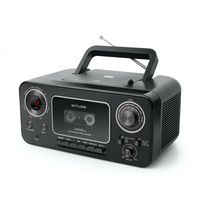 muse m-182 rdc radio casstte con cd negro