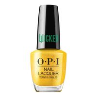 nail lacquer love you so munchkin - 15 ml - opi - esmalte efecto manicura profesional amarillo con reflejos dorados