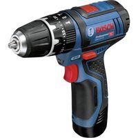 bosch gsb 12v-15 professional taladro percutor 12v  2 baterias  cargador