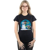 dc comics camiseta manga larga super friends chillin like a villain para mujer