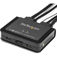 startech switch kvm 2 puertos displayport