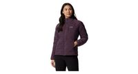 chaqueta de plumon elastizada mountain hardwear violeta mujer