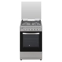 svan skg4500x cocina de gas 4 zonas  horno 55l acero inoxidable