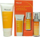 murad glow on demand gift set 200ml cleanser  30ml serum