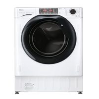 lavadora integrable - haier hwq90b416fwb-s 9 kg y 1600 rpm