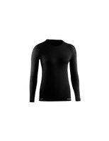 camiseta de trail lurbel merino lite long sleeves mujer negro