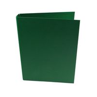 q-connect 2 ring 25mm binder polypropylene a4 green pk 10  - kf02004