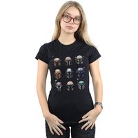 disney camiseta manga larga the mandalorian display para mujer