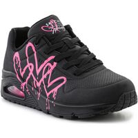 skechers zapatillas de tenis dripping in love 177980-bkpk para mujer