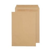 q-connect c4 envelopes pocket self seal 80gsm manilla 250 pack 3470