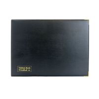 exacompta guildhall loose-leaf visitors book landscape black t40