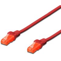 cable de red utp rj45 cat 6 2m rojo