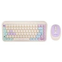 fr-tec pc tanooki pack teclado  raton inalambrico 1600dpi