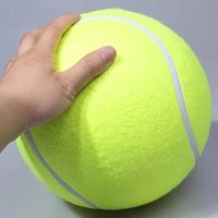 1 pelota de tenis gigante de 24 cm para perros grandes - juguete interactivo y duradero para perros para entrenamiento y juego no requiere pilas