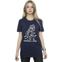 disney camiseta manga larga lady and the tramp para mujer