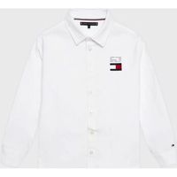 tommy hilfiger camisa manga larga kb0kb08012-ybr white para nino