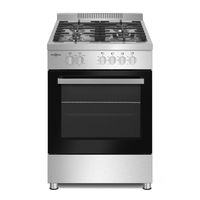 vitrokitchen pf6060ib cocina a gas butano 4 fuegos 60x60cm acero inoxidable