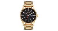 reloj nixon sentry unisex oro negro acero