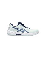 zapatillas de tenis asics gel-game 9 clayoc mujer blancoazul