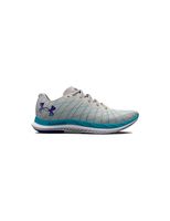 zapatillas de running under amour charged breeze 2 gris mujer