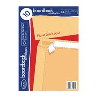 county stationery c4 10 manilla board envelopes 10 pack