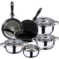 san ignacio faro bateria de cocina 4 piezas  set de 3 sartenes