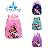 mochila disney fashion minnie con estampado suave y bonito mochila pequena versatil y bonita de dibujos animados