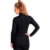 odlo camisa bl top turtle neck ls half zip active w para mujer