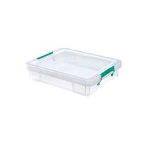 storestack 9 litre storage box w430xd360xh90mm clear