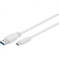 goobay cable usb a usb-c machomacho 1m blanco