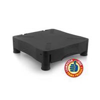 elevador soporte monitor ewent ew1280 con cajon negro regulable en altura