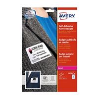 avery self adhesive name badge 635x296mm 27 per sheet - l4784-20