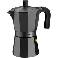 monix vitro cafetera italiana de aluminio 3 tazas negra