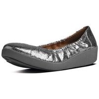 fitflop bailarinas f-pop tm ballerina pewter para mujer