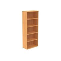 bookcase 4 shelf 1980 high norwegian beech